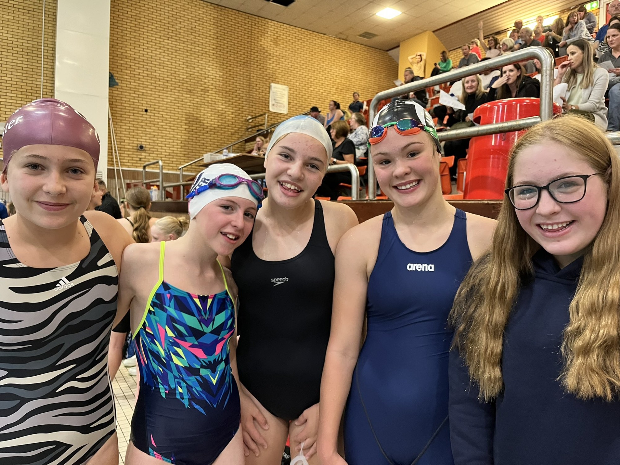 Swimmers at the English School's Swimming Championships