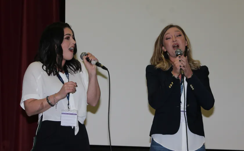 Stars of The Voice 'Belle Voci' perform live at Queen's