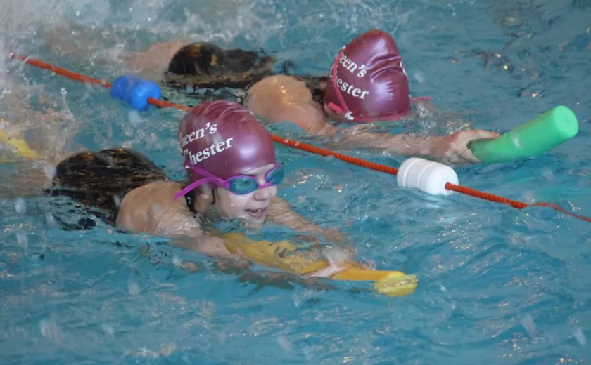 Dragons win first place in House swim gala