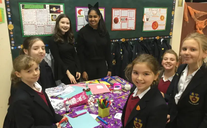 Senior School girls deliver STEM and craft activities