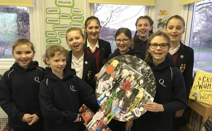 Year 6 win art competition for International Women's Day