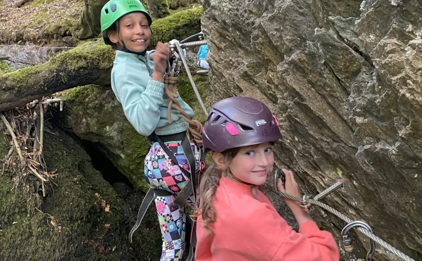 Year 5 residential - rock climbing