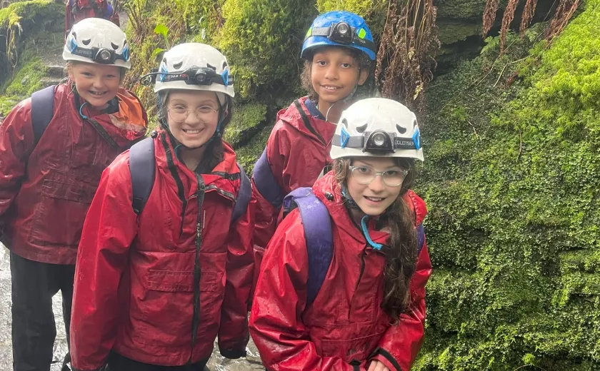 Year 5 residential - caving