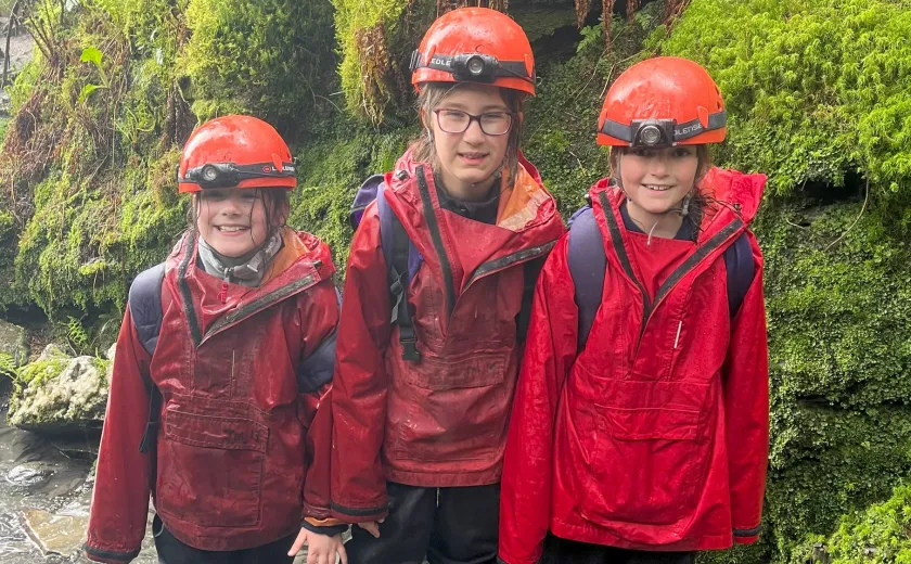 Year 5 residential - caving