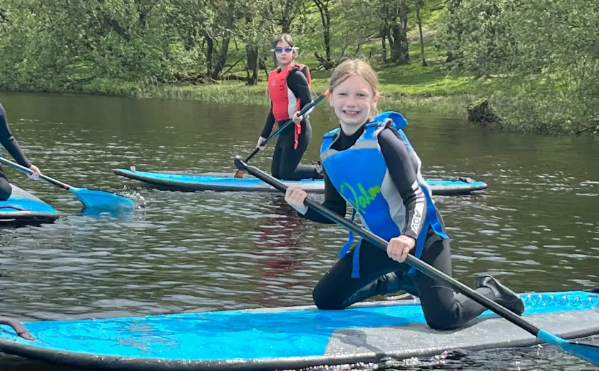 Year 5 residential - paddle boarding
