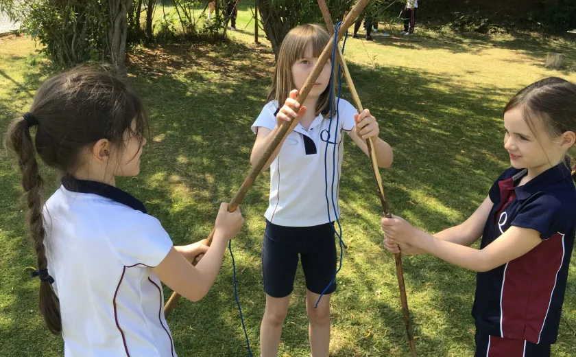 Outdoor learning at Queen's