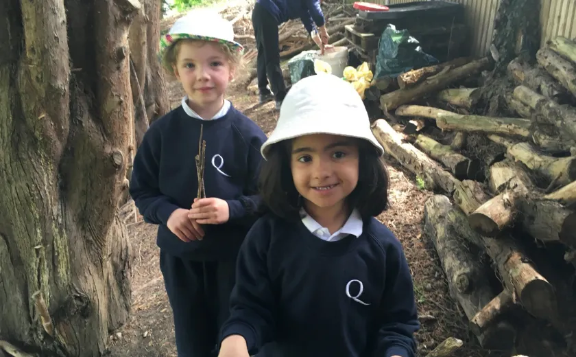 Outdoor learning at The Queen's School