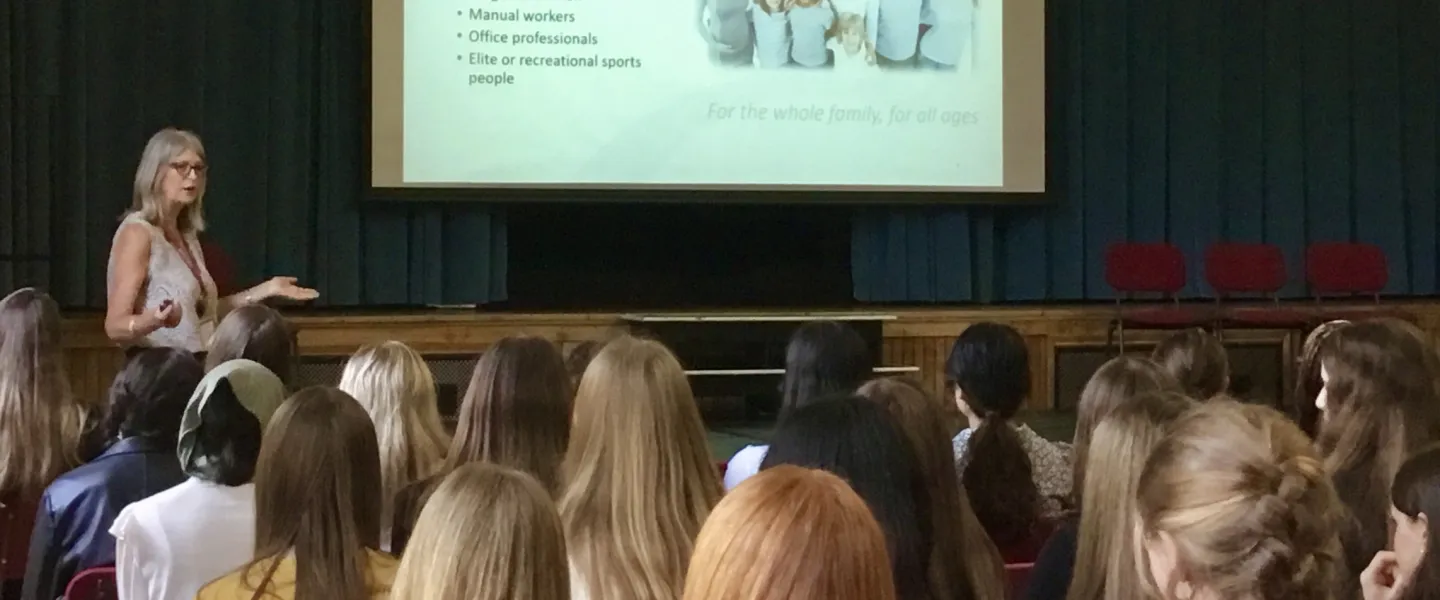 Careers talk for Year 10 girls